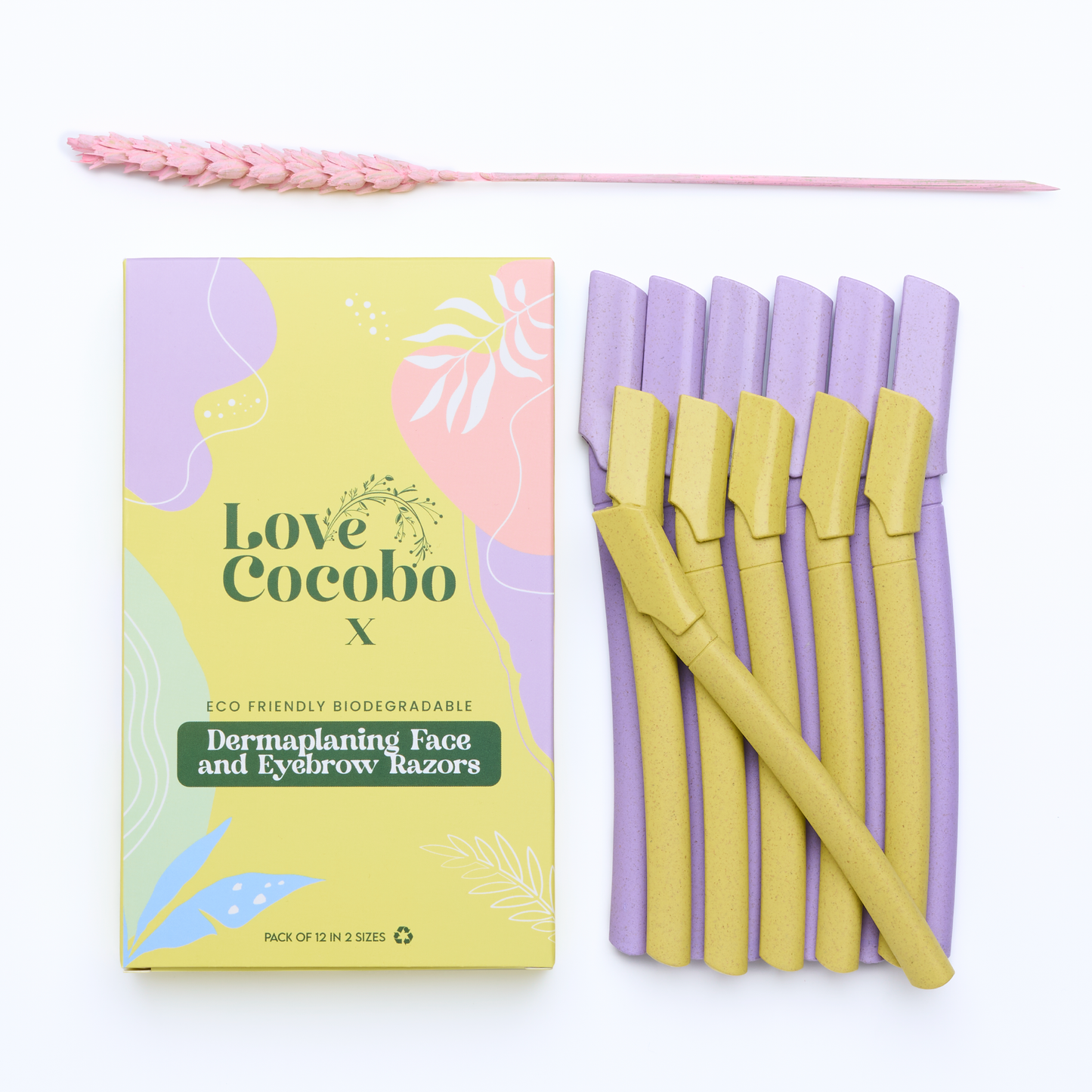 Love Cocobo Dermaplaning Tools 12 Pack, 2 Sizes