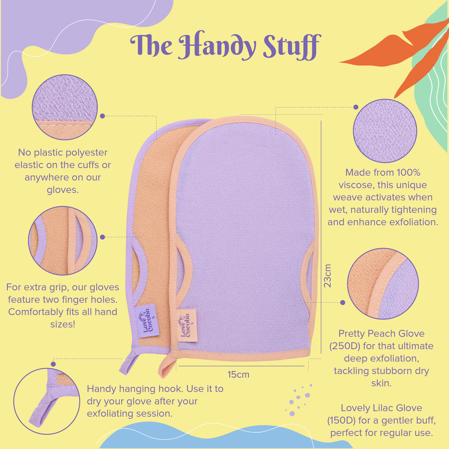 Love Cocobo Exfoliating Gloves