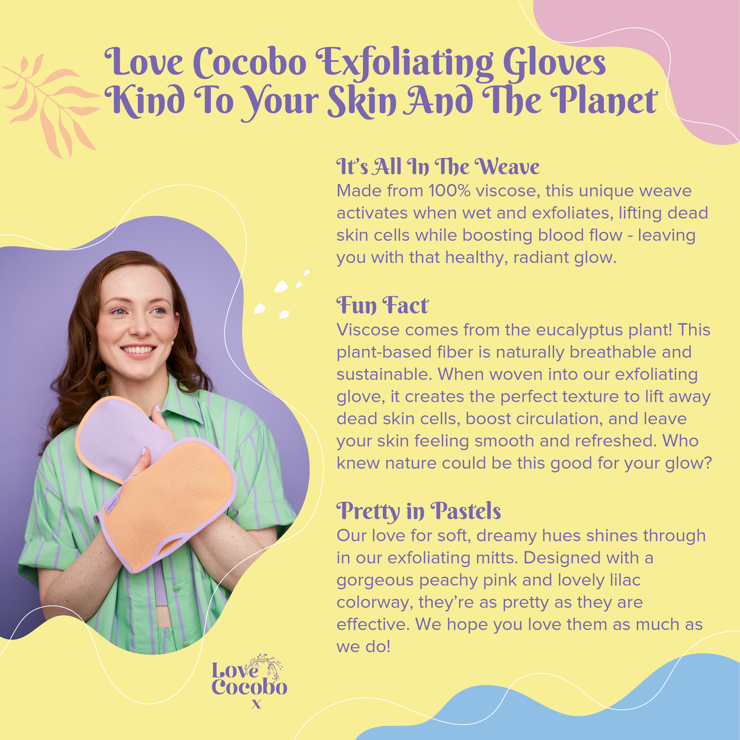 Love Cocobo Exfoliating Gloves