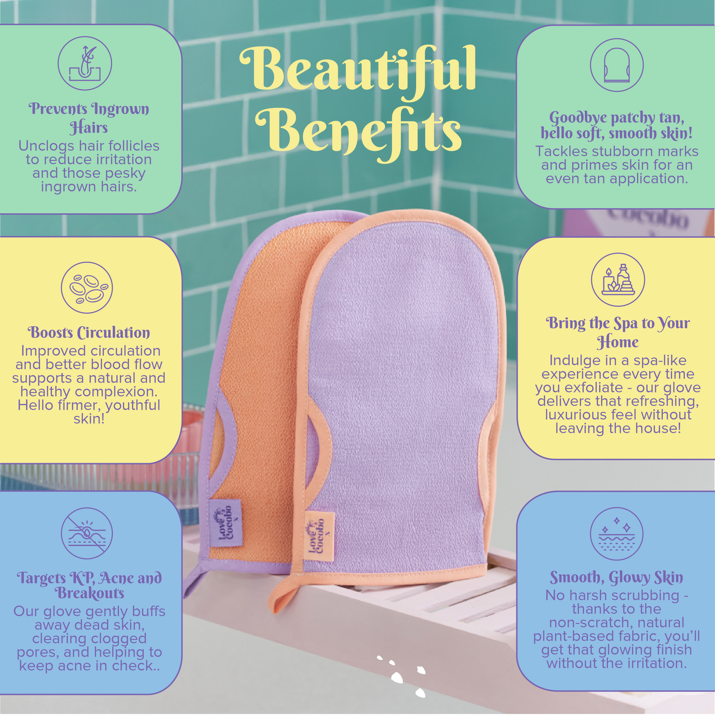 Love Cocobo Exfoliating Gloves